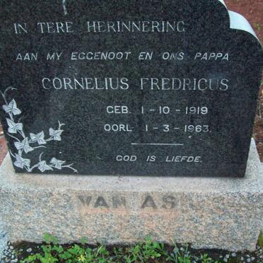 AS Cornelius Fredricus, van 1919-1963