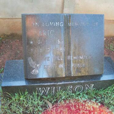 WILSON Eric 1911-1985
