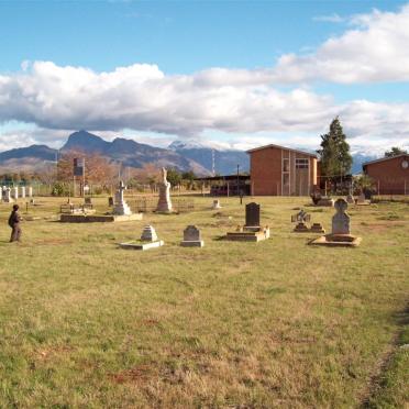 1. View of the Worcester Cemetery of English graves
