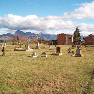 1. View of the Worcester Cemetery of English graves