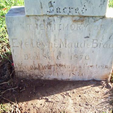 BRAD Eveleyn Maude 1876-1876