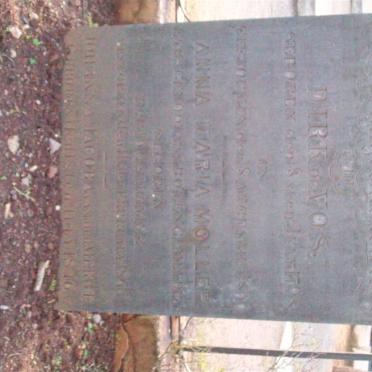 VOS Dirk, de 1798-1866 &amp; Anna Maria MOLLER 1812-1866 :: VAN DER MERWE Johanna Jacoba ??-1876