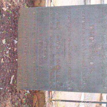 VOS Dirk, de 1798-1866 &amp; Anna Maria MOLLER 1812-1866 :: VAN DER MERWE Johanna Jacoba ??-1876