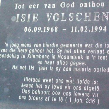 VOLSCHENK Isie 1968-1994