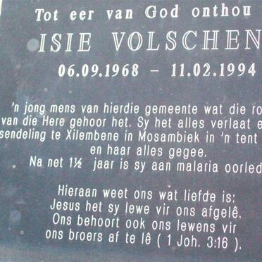 VOLSCHENK Isie 1968-1994