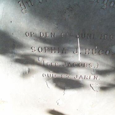 HUGO Sophia  nee JACOBS -1862