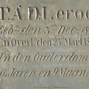 LEROEX P.A.D. 1840-1855
