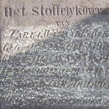 ROEX Carel Wynand, le 1791-1854