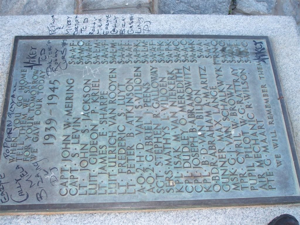 5. World War II 1939-1945 Memorial Plaque