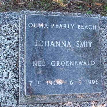 SMIT Johanna nee GROENEWALD 1906-1996