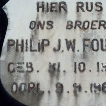 FOURIE Philip J.W. 1904-1963