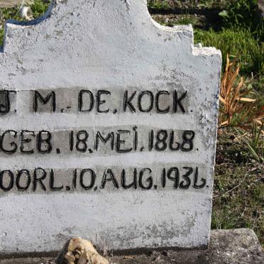 KOCK J.M., de 1868-1936