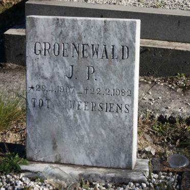 GROENEWALD J.P. 1907-1982