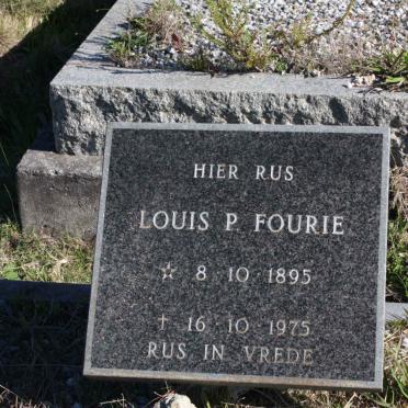 FOURIE Louis P. 1895-1975