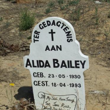 BAILEY Alida 1930-1993