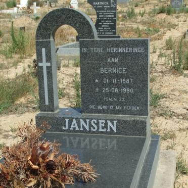 JANSEN Bernice 1987-1990