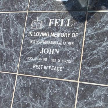 FELL John 1935-2000