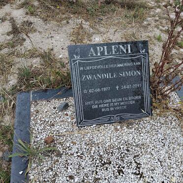 APLENI Zwandile Simon 1977-2011