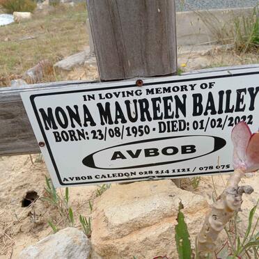 BAILEY Mona Maureen 1950-2022