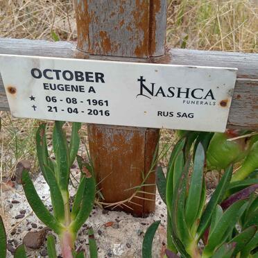 OCTOBER Eugene A. 1961-2016