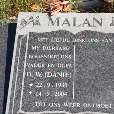 MALAN D.W. 1930-2004