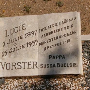 VORSTER Lucie 1897-1959