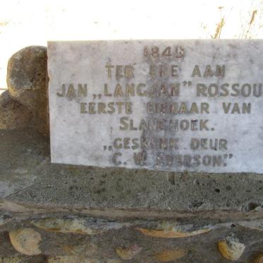 Western Cape, WORCESTER district, Rawsonville, Slang Hoek 406, farm cemetery