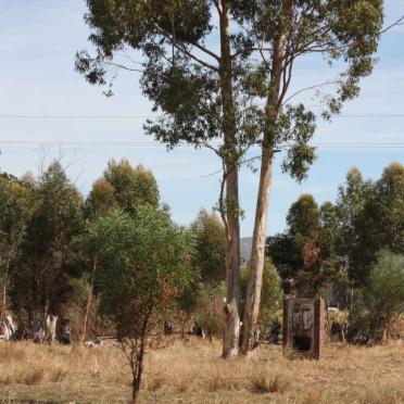 2. Overview of the entrance to the Old Hermon Cemetery