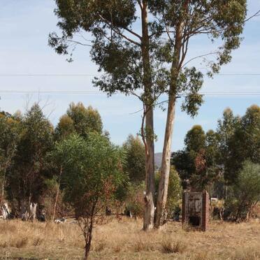 2. Overview of the entrance to the Old Hermon Cemetery