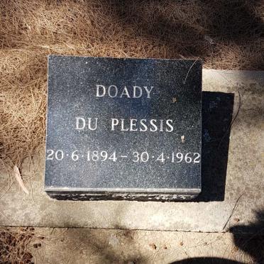 PLESSIS Doady, du 1894-1962