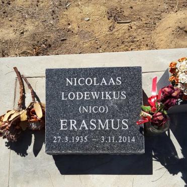 ERASMUS Nicolaas Lodewikus 1935-2014