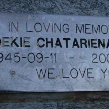 SMITH Koekie Chatariena M. 1945-2008