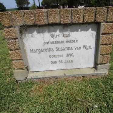 WYK Margaretha Susanna, van -1896