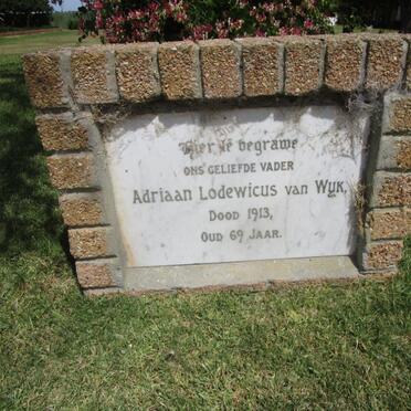 WYK Adriaan Lodewicus, van -1913