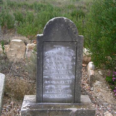 RENSBURG S.W.J., van nee VAN ZYL 1851-1926