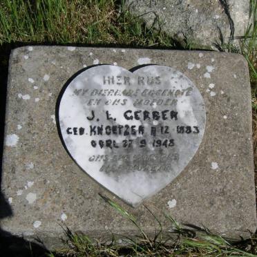 GERBER J.L. nee KNOETZEN 1883-1948