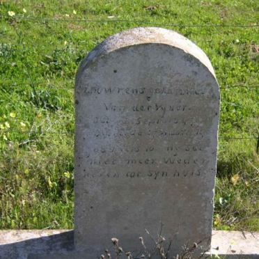 VYVER Louwrens Johannes, van der 1847-