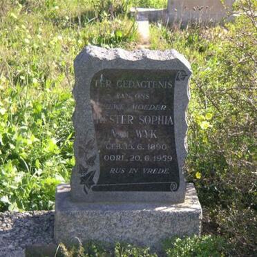 WYK Hester Sophia, van 1890-1959