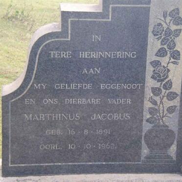 GRANGE Marthinus Jacobus, la 1891-1962