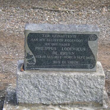 BRUYN Philippus Lodewicus, de 1872-1952