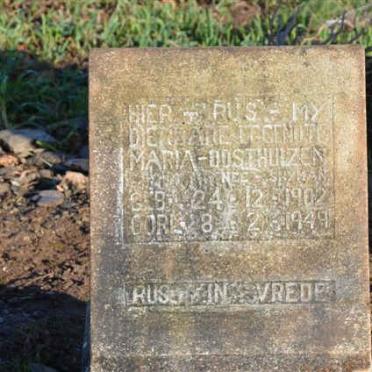 OOSTHUIZEN Maria nee SNYMAN 1902-1949