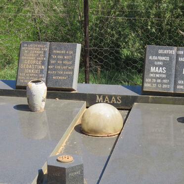 Western Cape, RIVERSDALE district, Platkop, farm cemetery