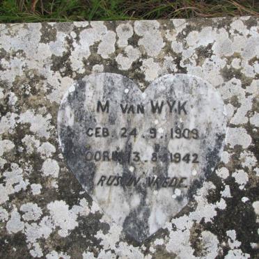 WYK M., van 1909-1942