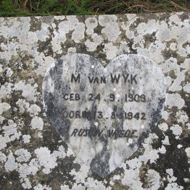 WYK M., van 1909-1942