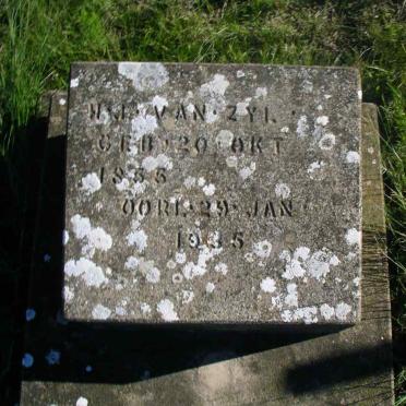 ZYL H.J., van 1855-1935