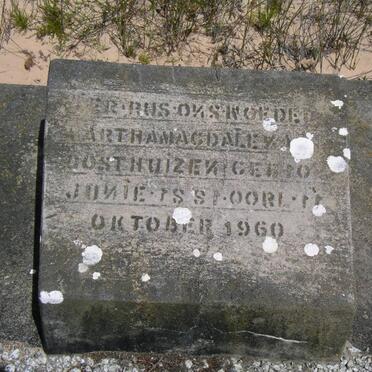 OOSTHUIZEN Martha Magdalena 1881-1960