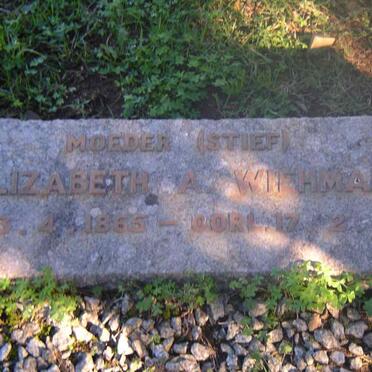WIEHMAN Elizabeth A. 1865-1940