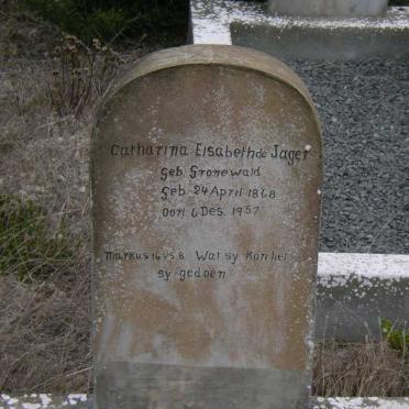JAGER Catharina Elisabeth, de 1868-1957