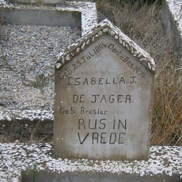 JAGER Isabella J., de nee BRESLER 1894-1971