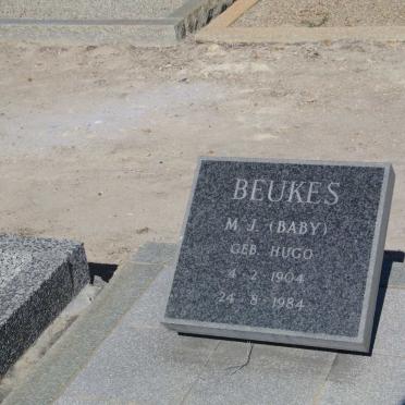 BEUKES M.J. nee HUGO 1904-1984